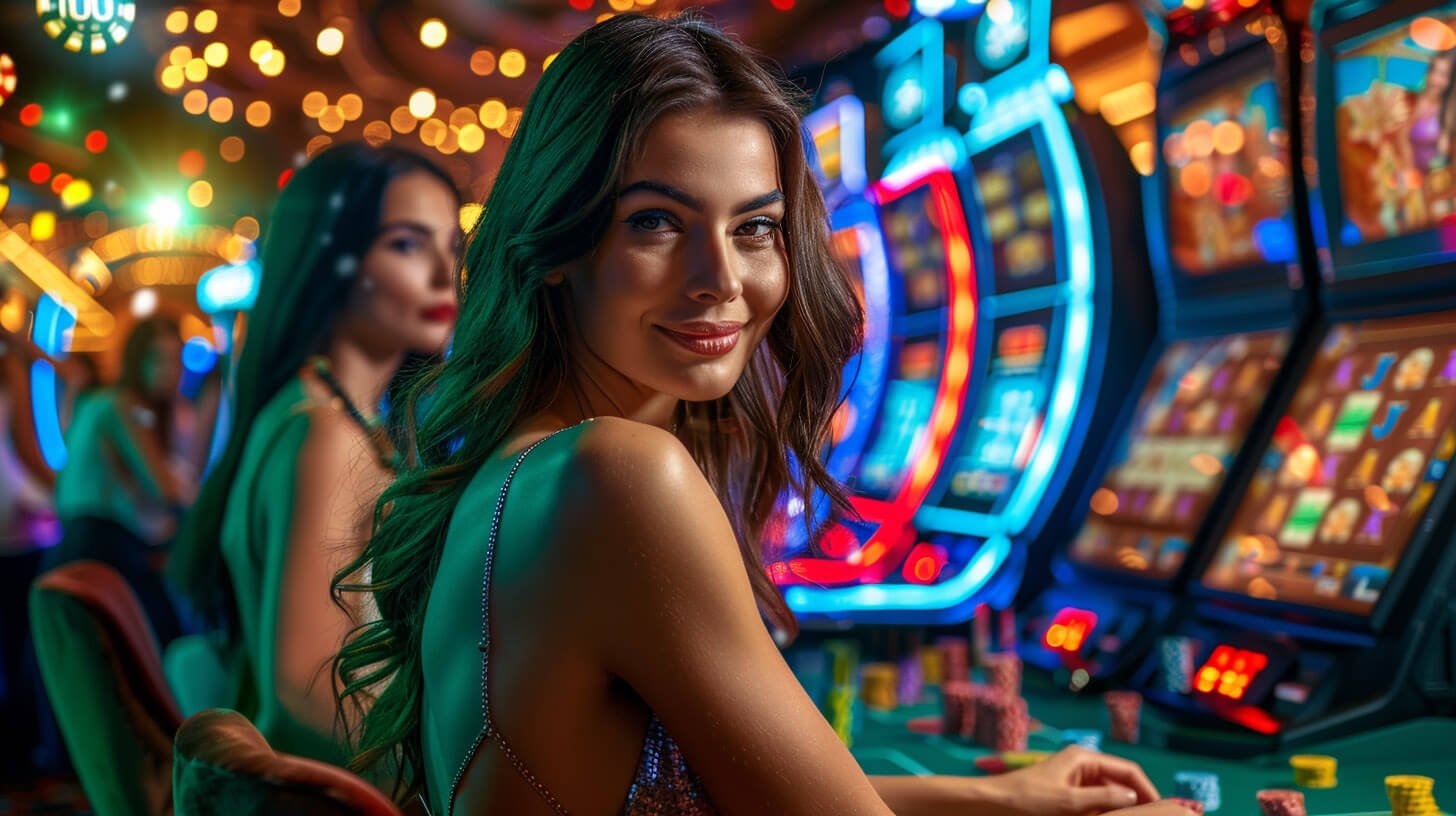 Pengguna mobile membaca trivia permainan